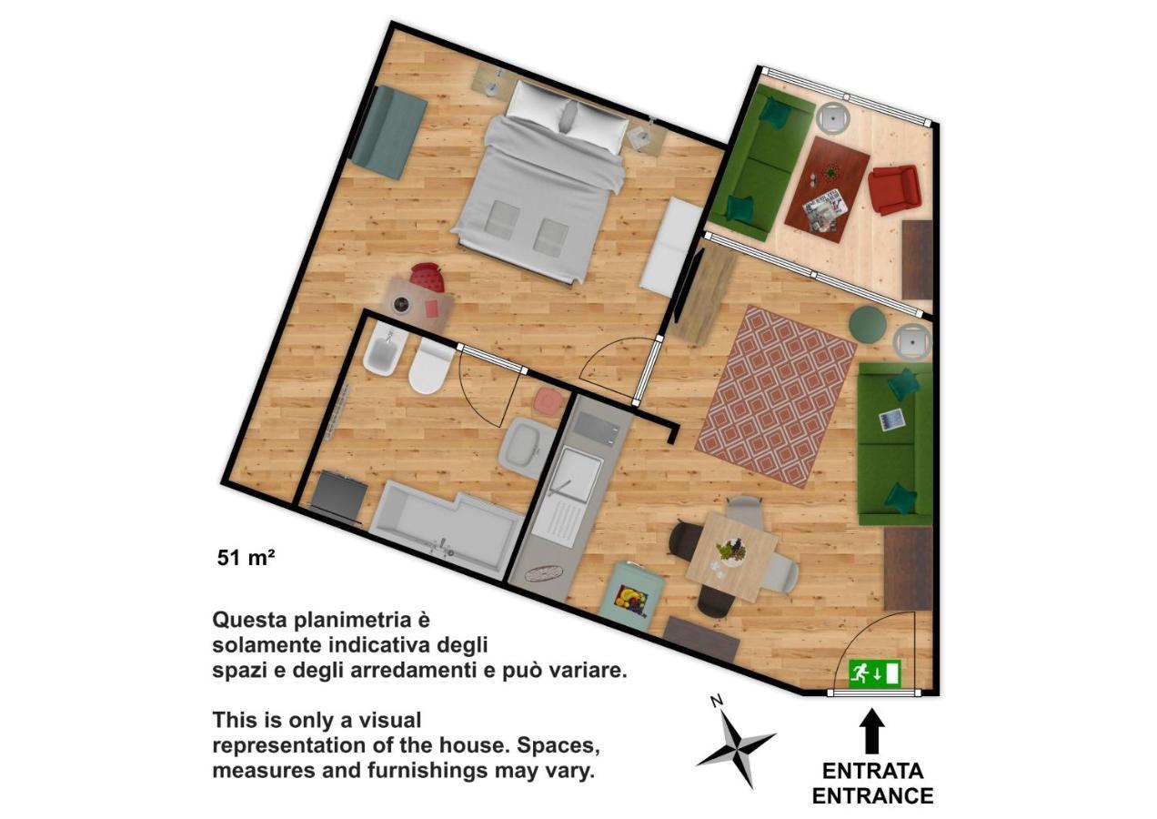 Apartments Da La Vedla Flats Сан Касиано Екстериор снимка